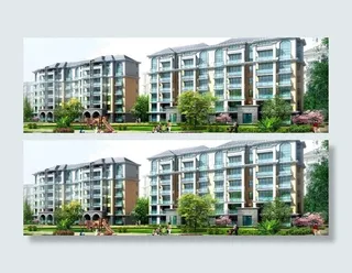 建筑群3D模型设计