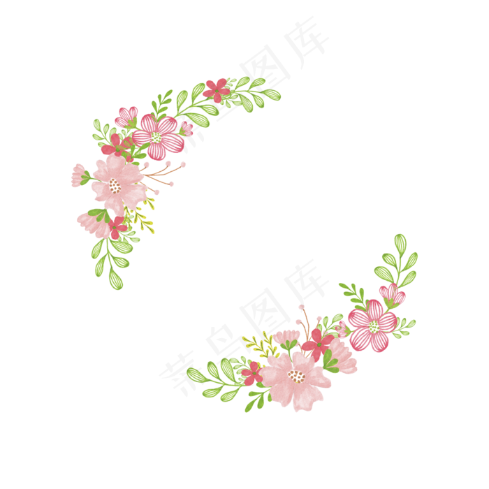 手绘可爱休闲美女日常水彩画