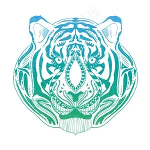 动物头像插画