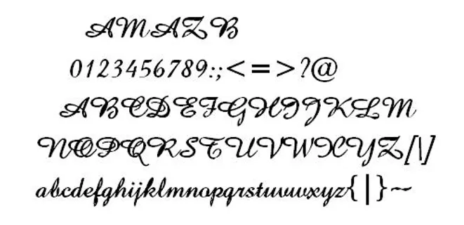 AMAZB 英文字体下载