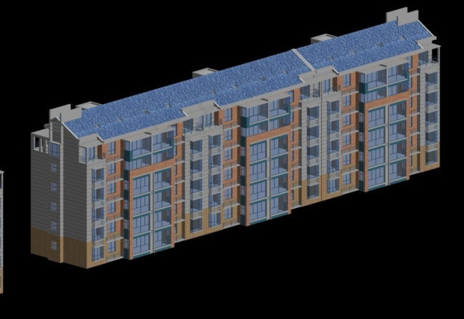 时尚建筑3D模型设计