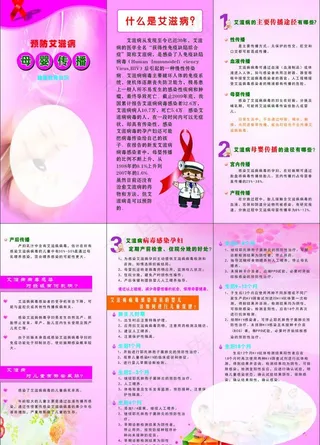 艾滋病宣传单图片