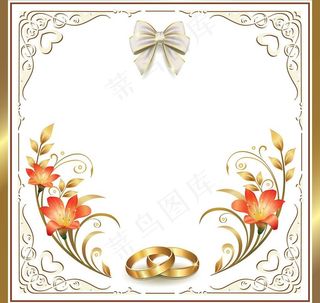 婚礼邀请卡图片