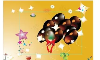 星星与气球图片