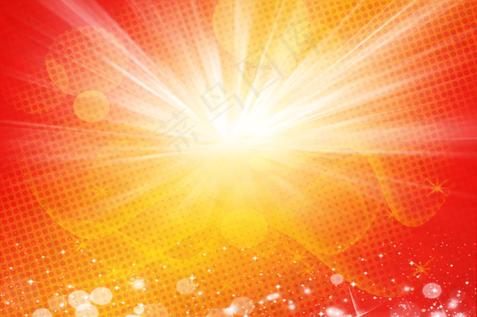 一款非常实用的橙色很炫的光线极光