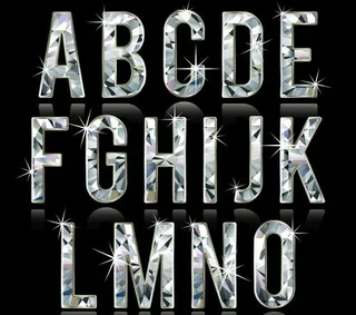 有趣的创意设计矢量的04个字母