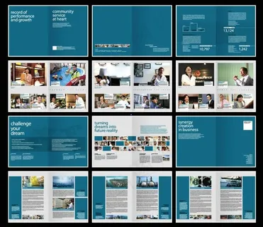 海绿色企业画册