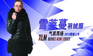 羽绒服促销海报广告设计psd