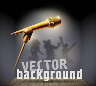 麦克风矢量素材