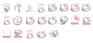 Hello Kitty小图标下载