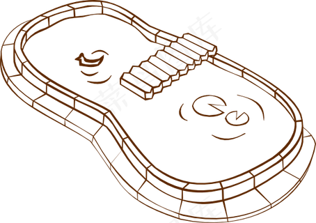 池塘的剪辑艺术