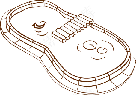 池塘的剪辑艺术