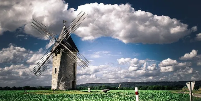 欧式风车图片