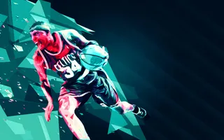 几何抽象艺术球员图片