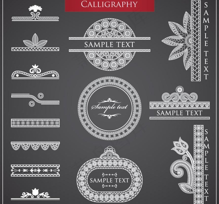 欧式花纹花朵图片