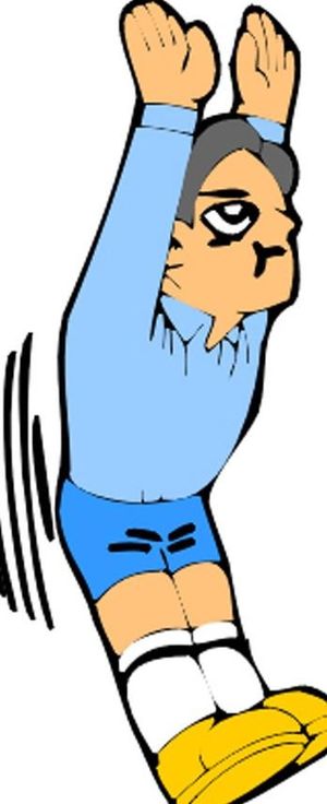 排球 卡通运动人物图片