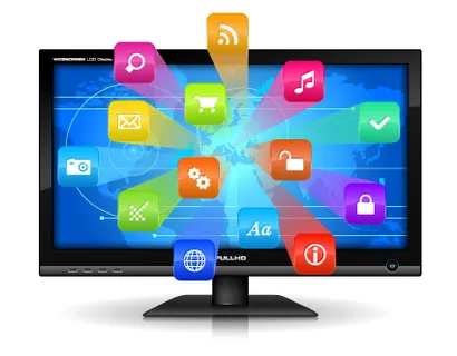 向量计算机监控17矢量素材