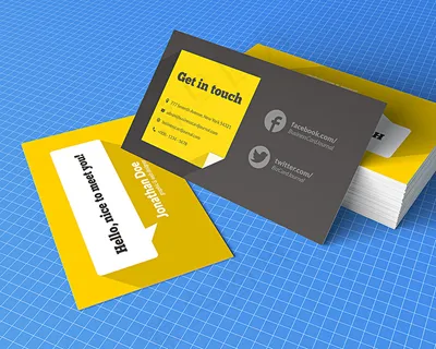 时尚个性名片模板