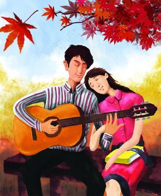 弹吉它的恋人