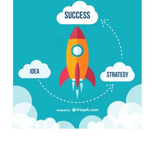 飞行火箭成功图