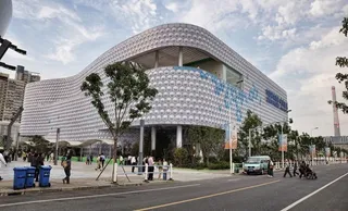 世博园通讯馆图片