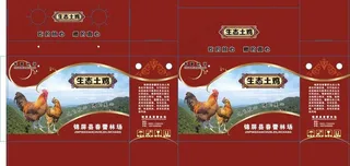 土鸡包装图片