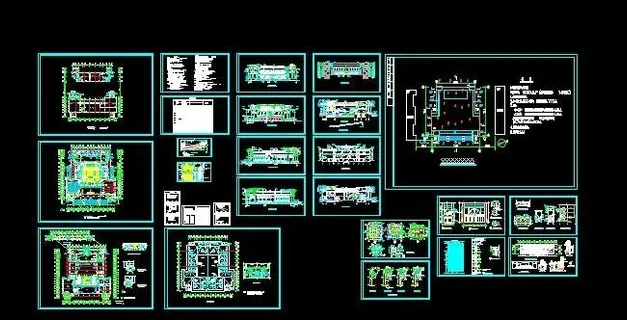 新疆农业大学礼堂建筑设计施工图