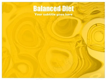 黄色纹理背景PPT模板