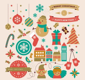 圣诞节装饰元素