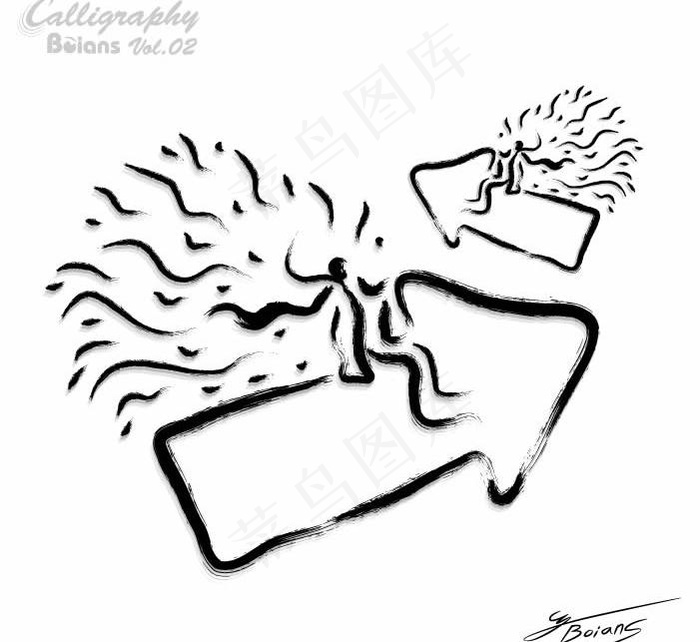 矢量箭头图片ai矢量模版下载