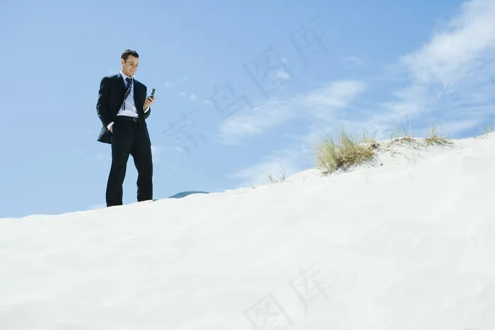 海滩白领图片