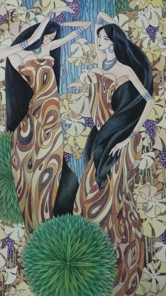 人物装饰画图片