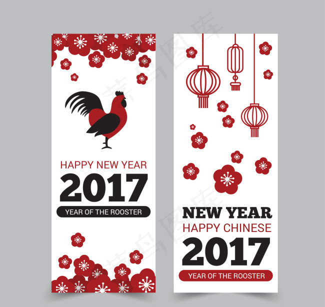 中国新年灯笼素材背景