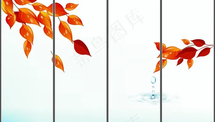 秋意浓图片cdr矢量模版下载