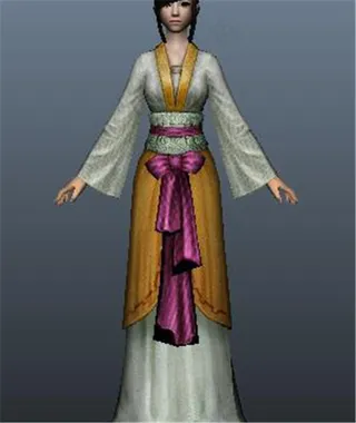 女性NPC装扮游戏模型