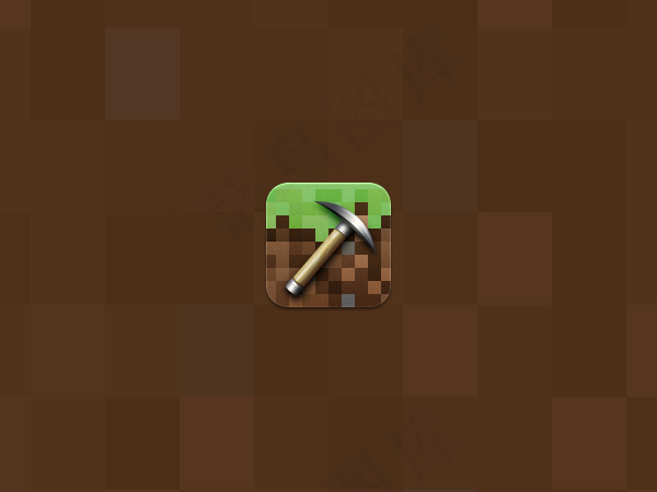 游戏斧头图标PSD素材