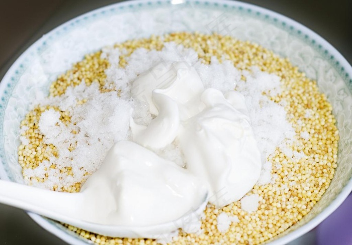 奶嚼口拌炒米图片