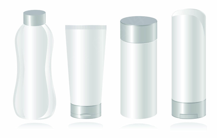 化妆品容器矢量素材02
