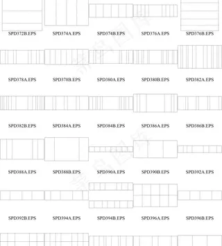 长条状包装条边结构图