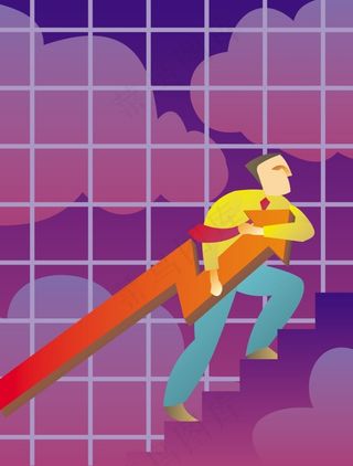 紫色商务风格psd源文件