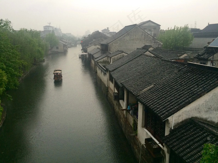 南浔烟雨图片