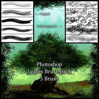 绿草植物ps笔刷