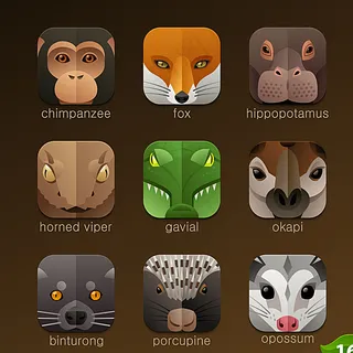 动物头像图标图片