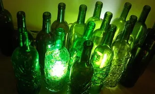 玻璃啤酒瓶图片