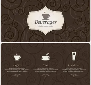 欧式花纹 欧式菜单封面图片