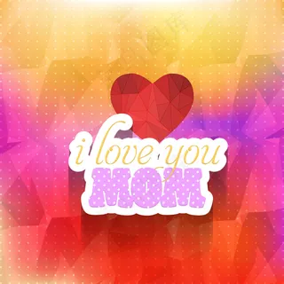 时尚爱心母亲节