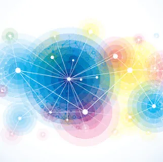 彩色圈圈背景图片