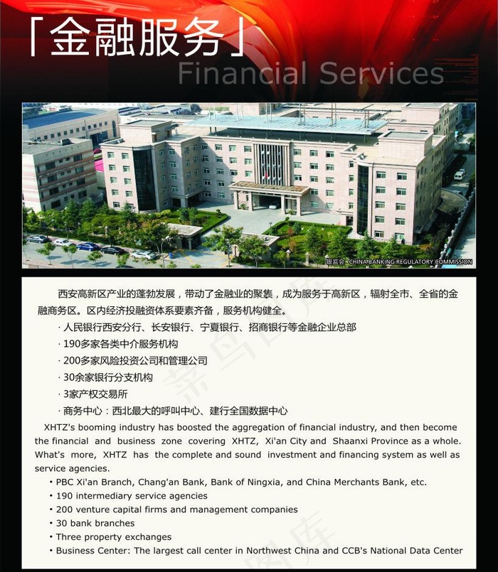 金融服务图片cdr矢量模版下载