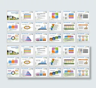 走势图模板ppt免费模板