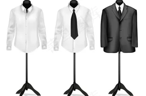 西服衬衣矢量素材